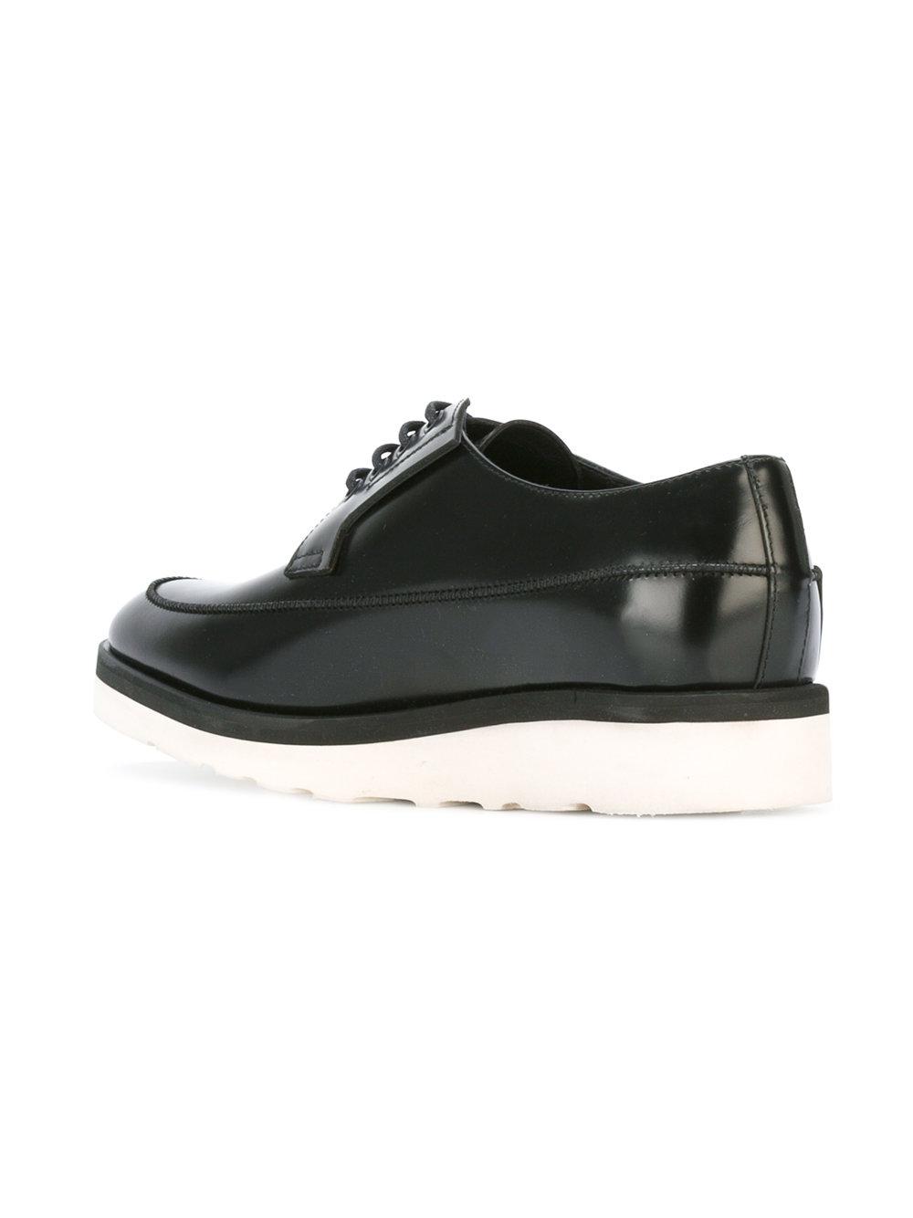 Lyst Oamc White Sole Oxford Shoes in Black for Men