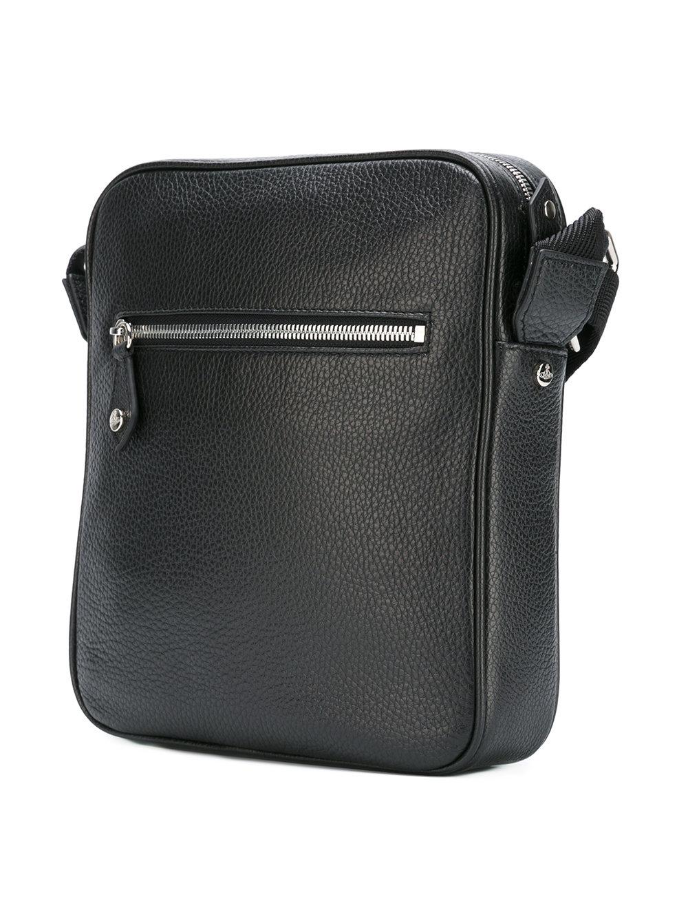Lyst - Vivienne westwood Logo Pin Messenger Bag in Black for Men