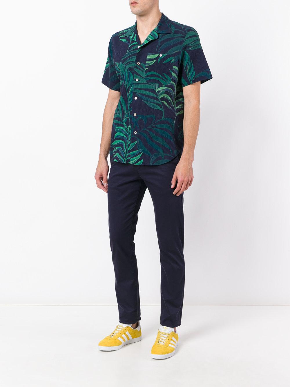 A kind of guise Jungle-print Shirt in Blue for Men | Lyst