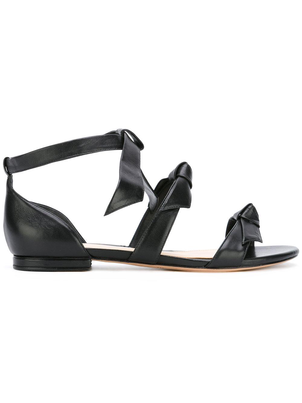 black bow flat sandals alexandre birman flat bow sandals in black lyst black bow flat sandals alexandre birman flat bow sandals in black lyst