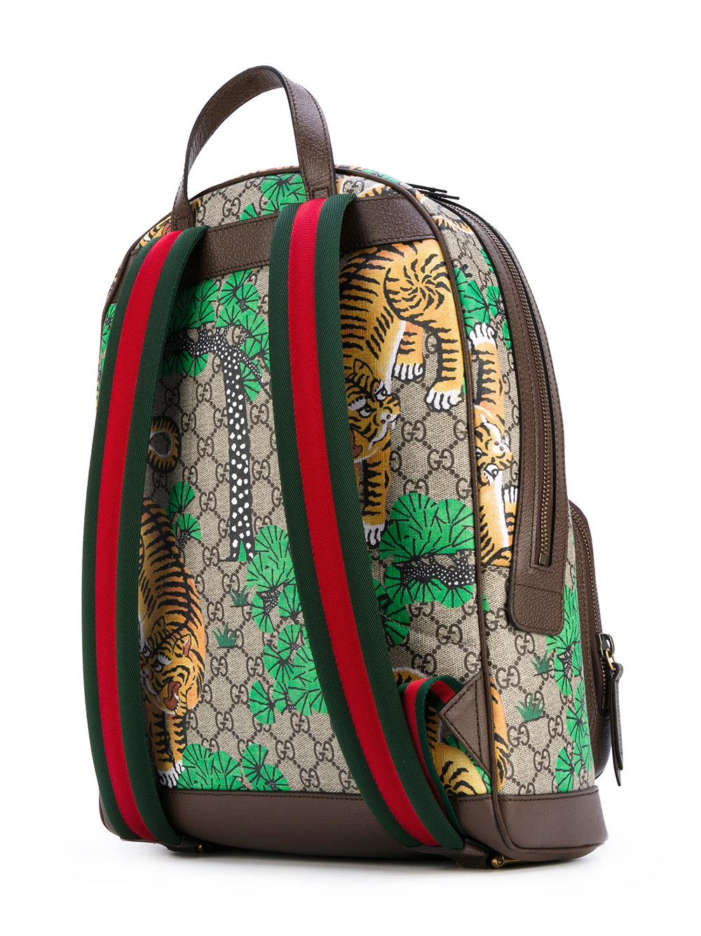 gucci tiger backpack