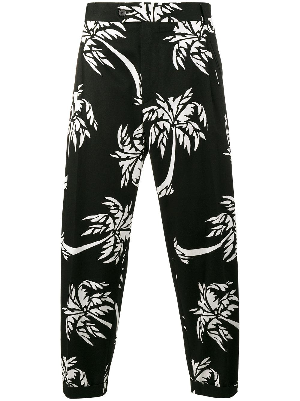 palm print pants