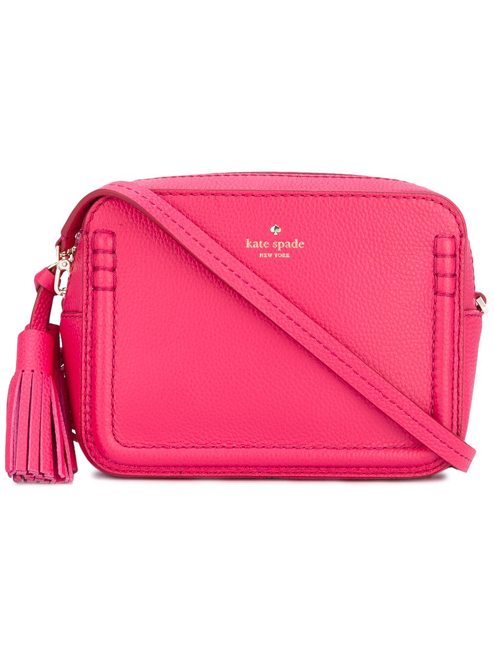 Lyst - Kate spade new york Tassel Detail Crossbody Bag in Pink