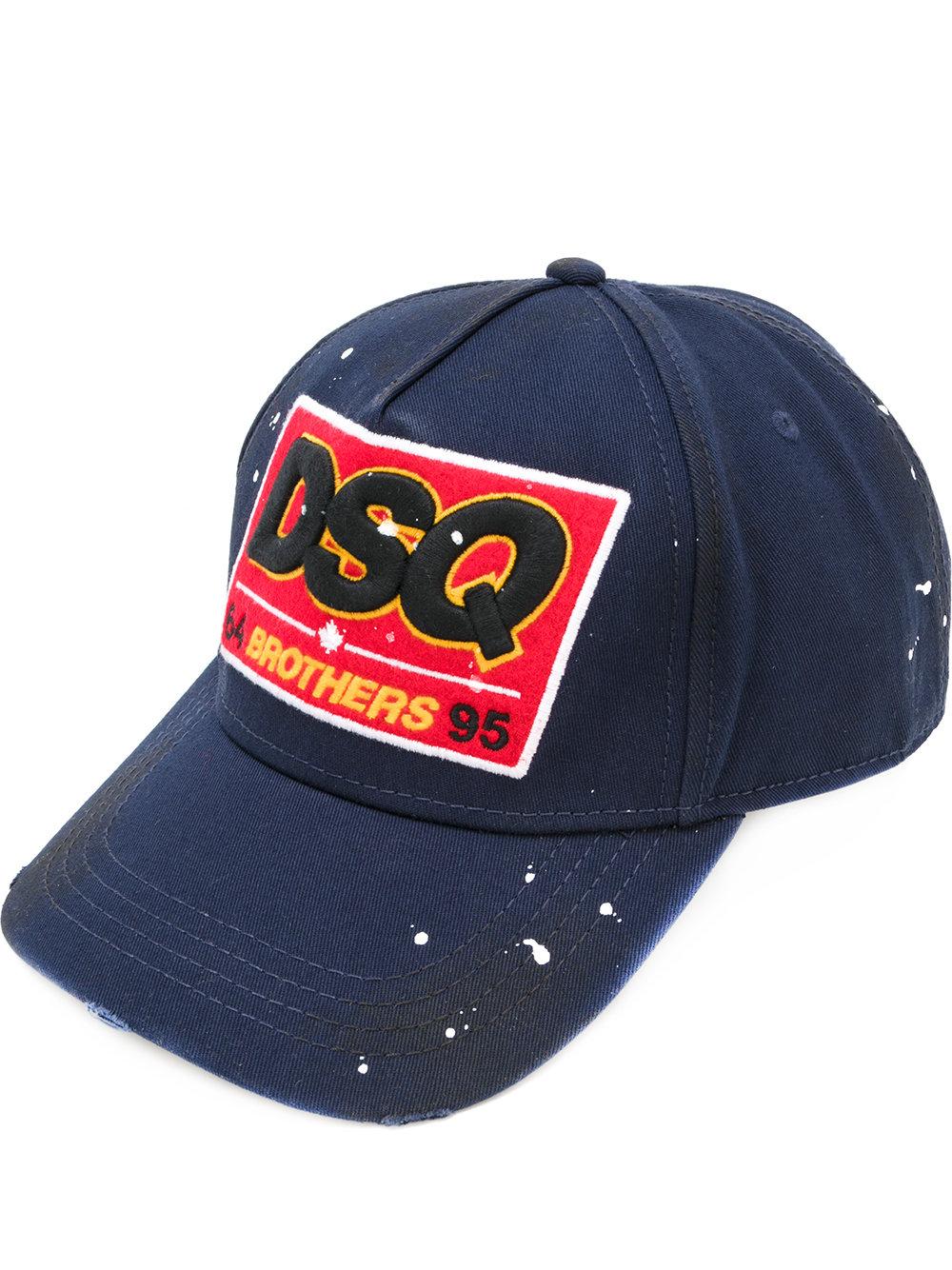 dsquared cap on head