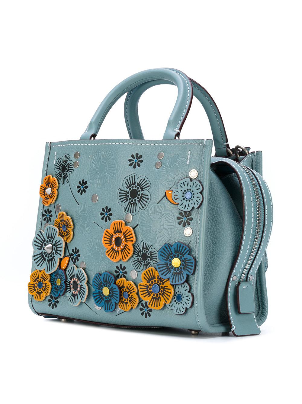 coach tote flower