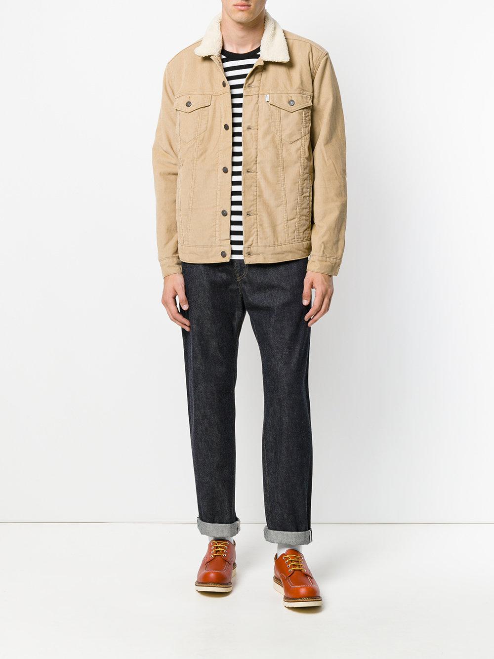 Levi's Sherling Denim Jacket in Brown for Men - Lyst