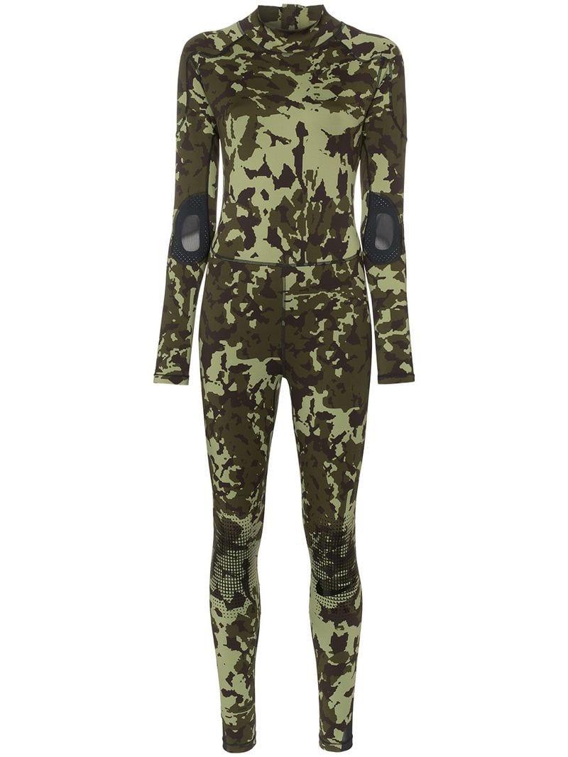 Nike X Mmw Camouflage Print Bodysuit in Green Save 5 Lyst