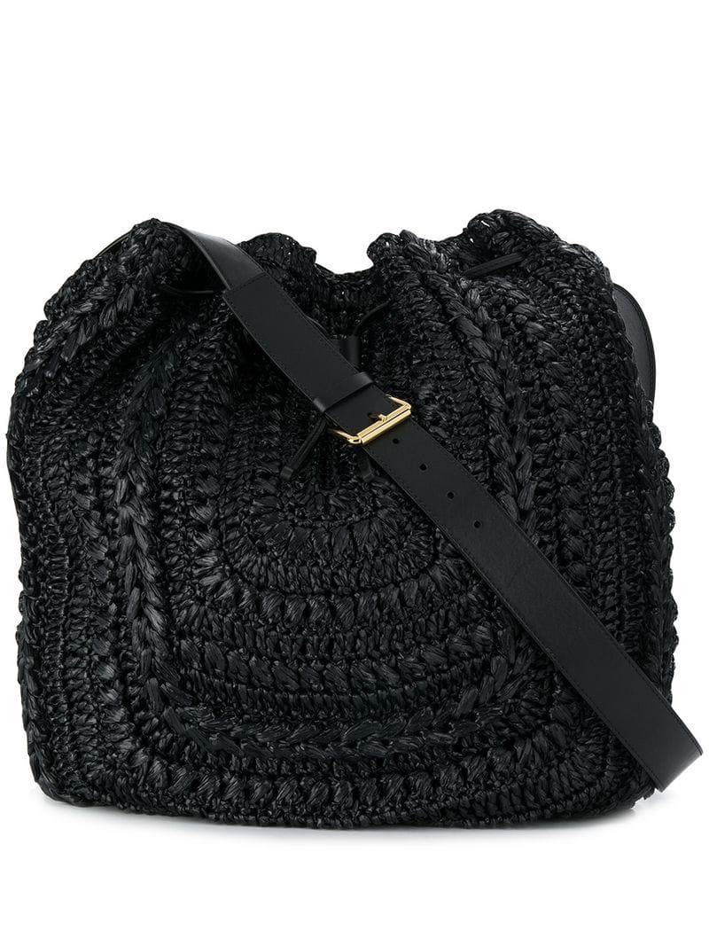 Alberta Ferretti Cross Body Bag in Black - Lyst