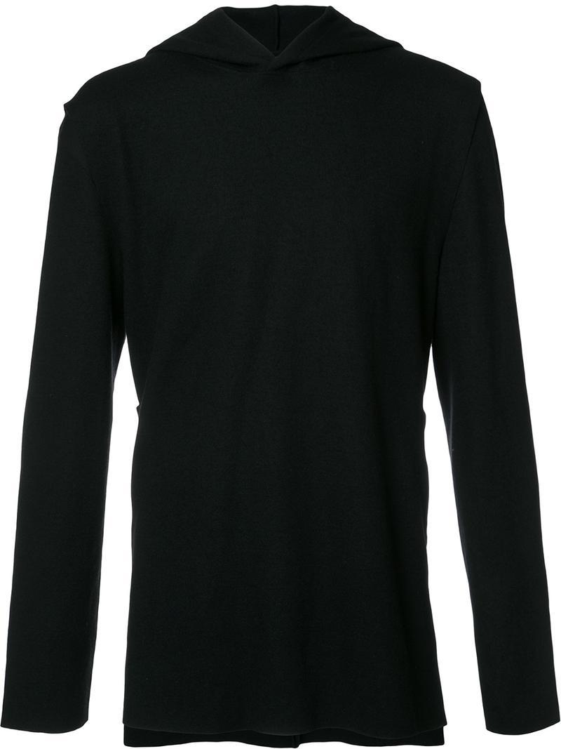 Lyst - Private Stock V-neck Hoodie in Black for Men