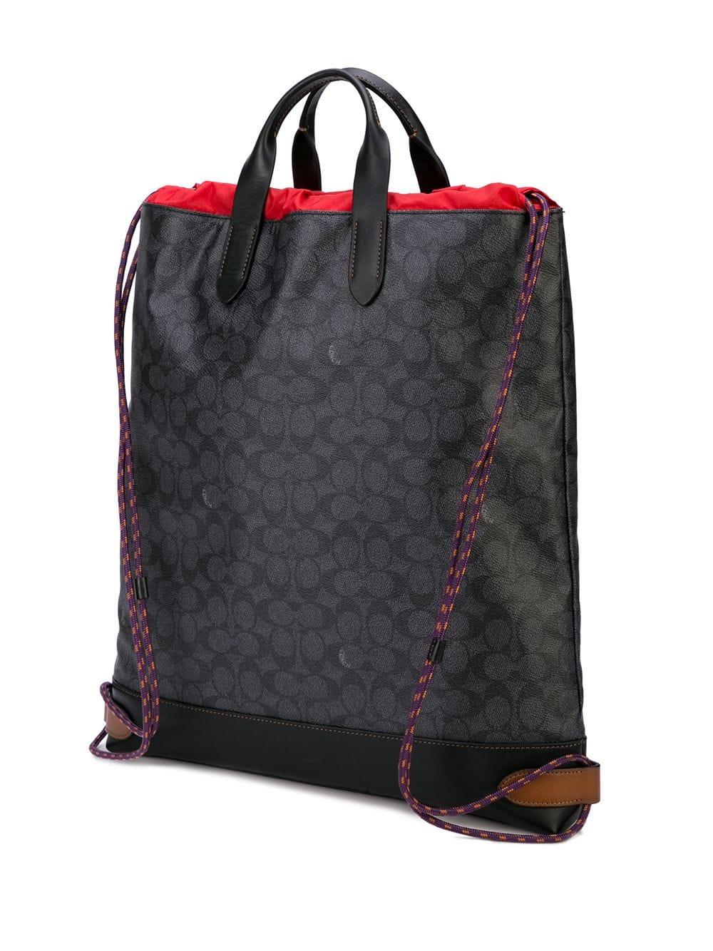 coach backpack drawstring