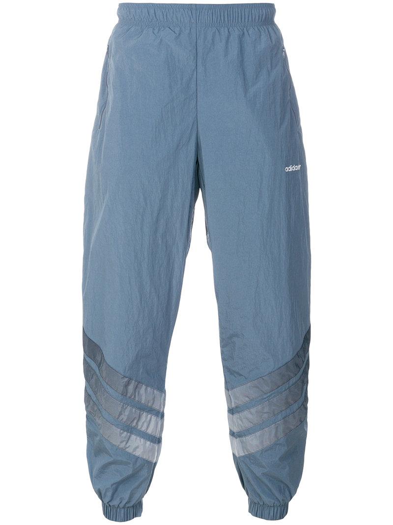 Adidas V Stripes pista pantalones en azul para los hombres Lyst Adidas V Stripes pista pantalones en azul para los hombres Lyst