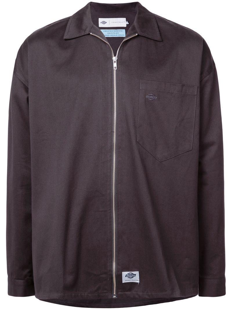 Lyst Dickies Construct Zipped Bomber Jacket in Black for Men