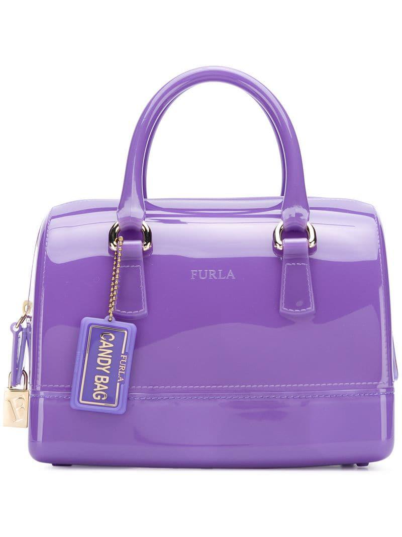 Lyst Furla Candy Tote Bag In Purple