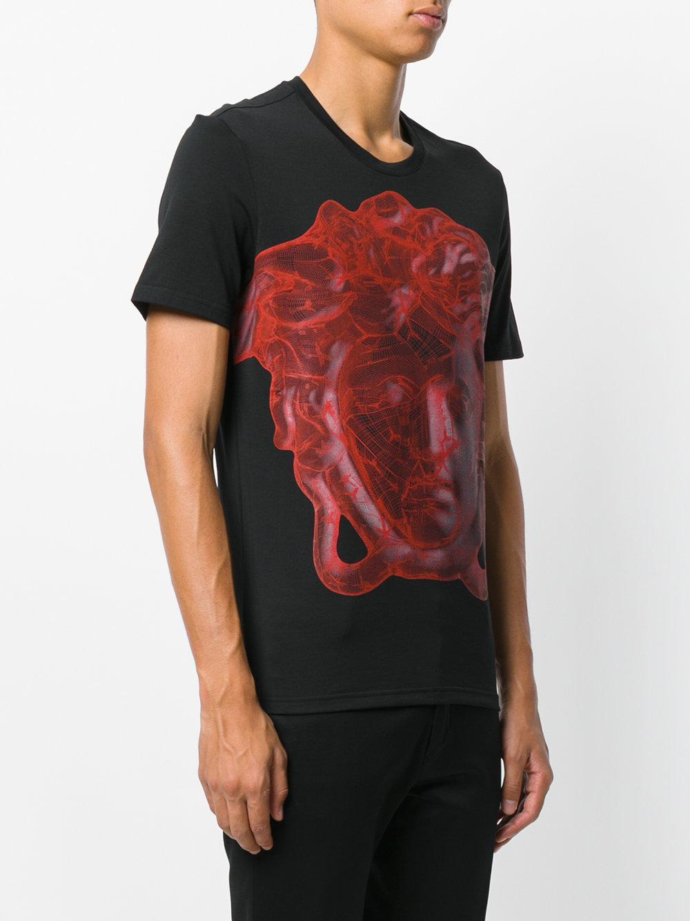 versace shirt with medusa head