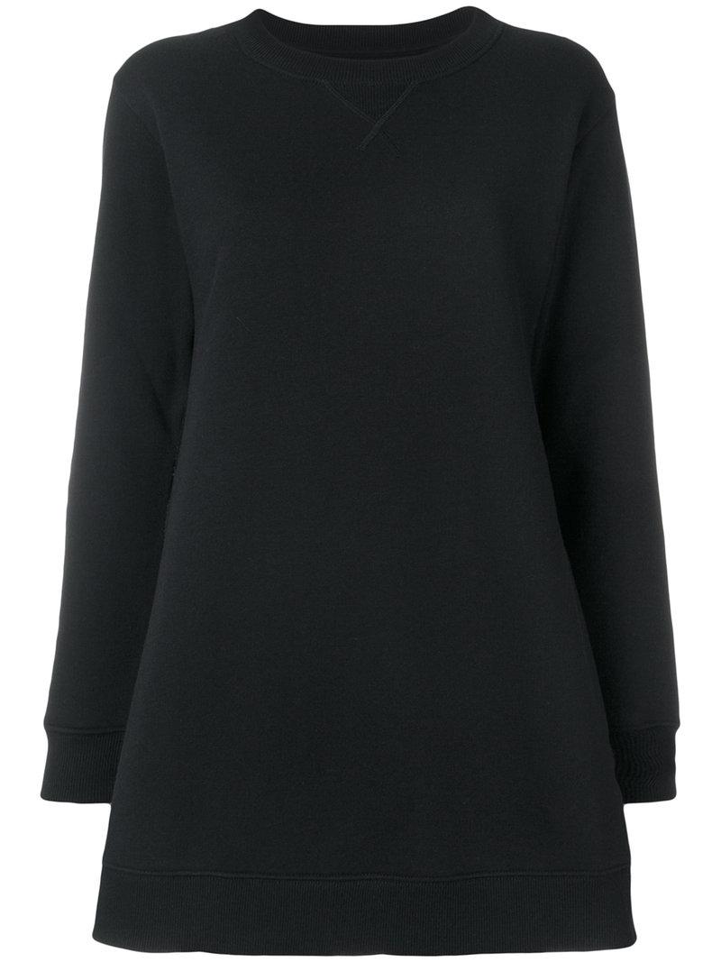 Lyst - Mm6 By Maison Martin Margiela Oversized Sweater in Black