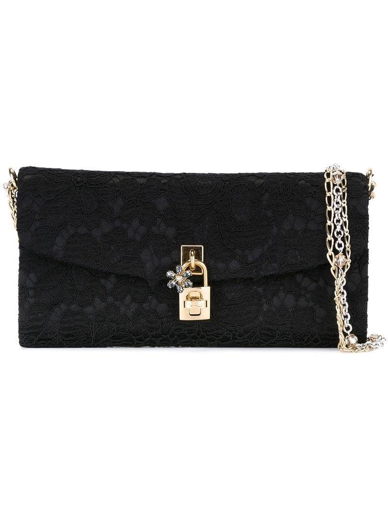 Lyst Dolce & Gabbana Dolce Clutch in Black