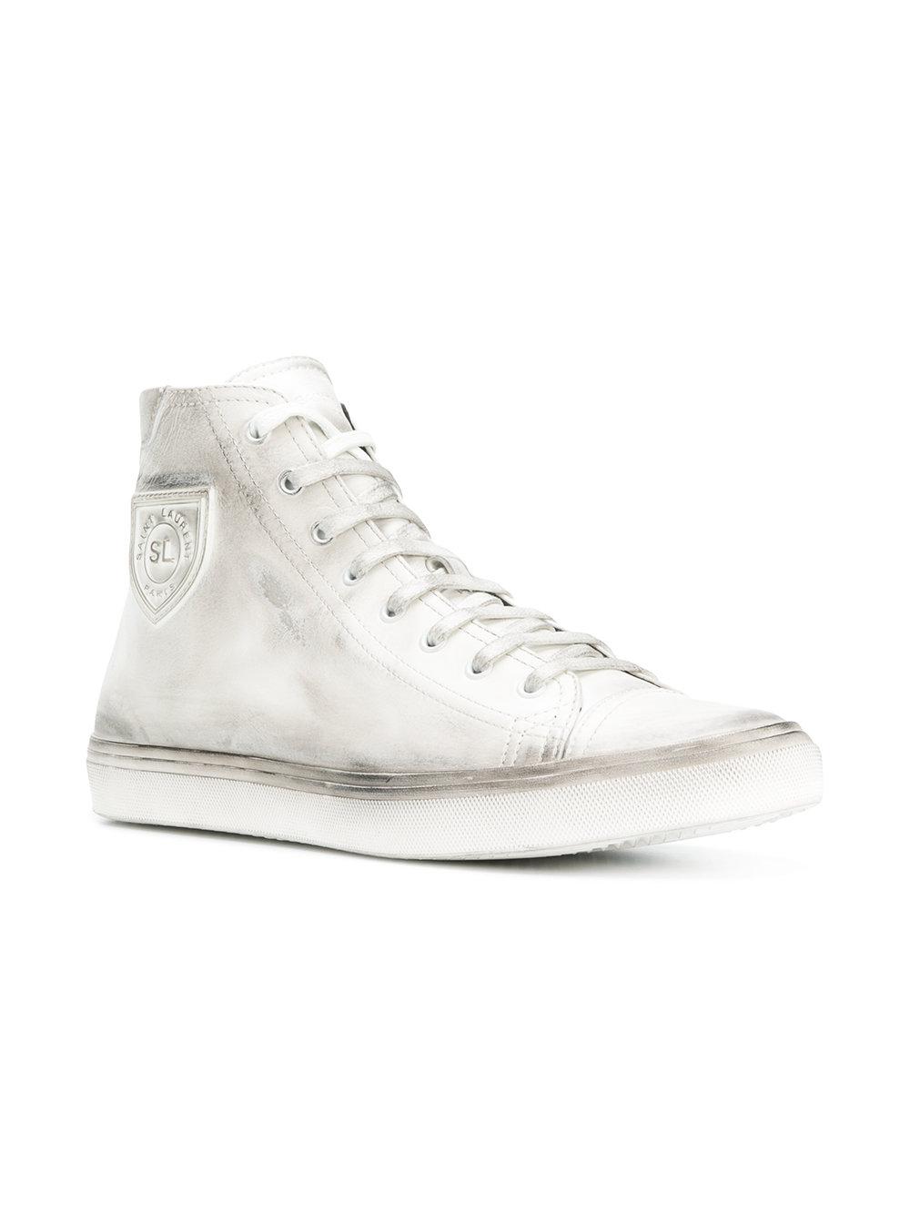 Bedford homme montantes pour coloris en Saint Lyst Baskets Laurent ZPqp6p