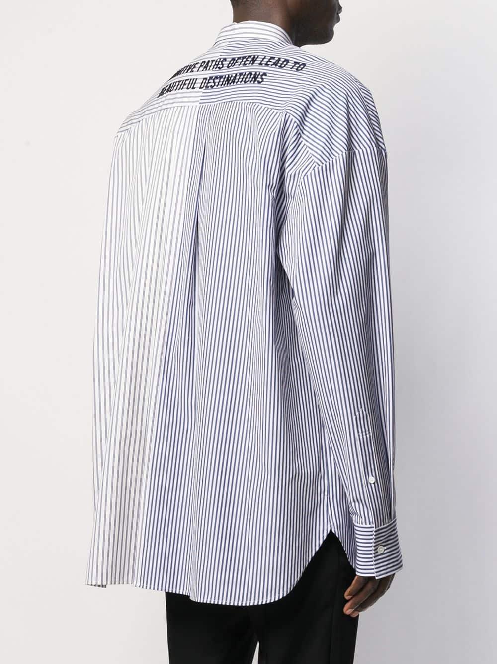 juun j striped shirt