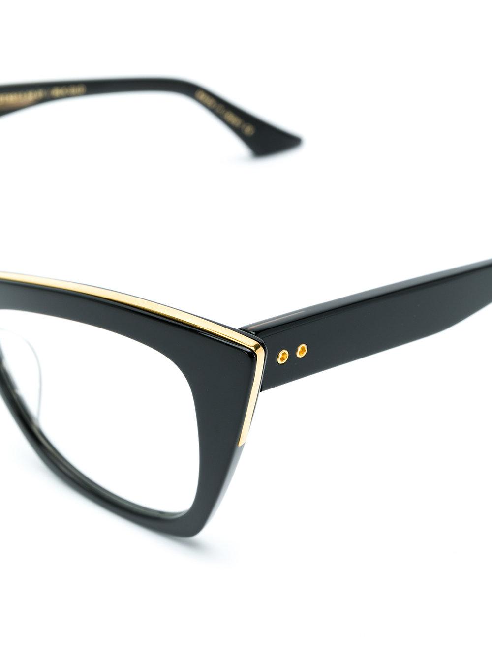 Dita Eyewear Showgoer Glasses in Black - Lyst