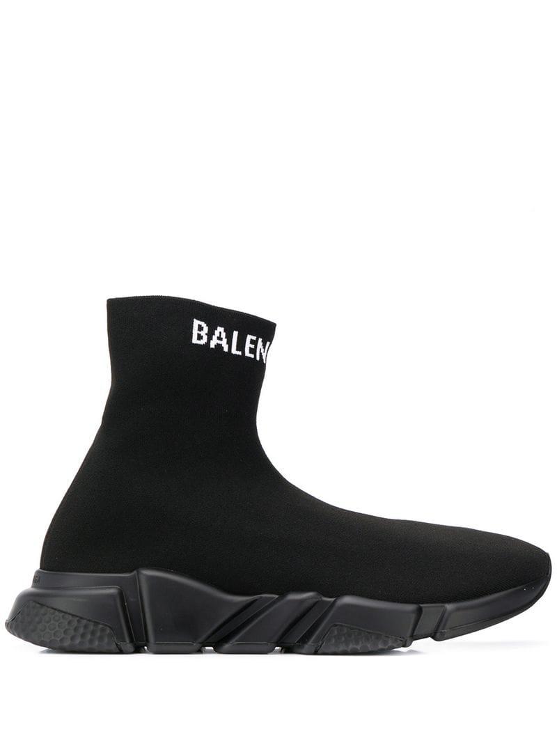 Balenciaga Speed Sneakers in Black for Men - Lyst