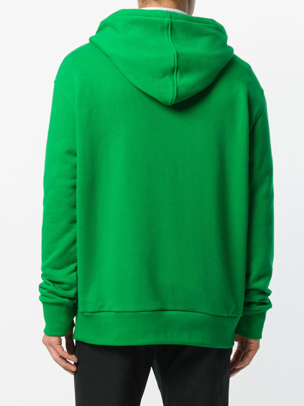 Lyst - Gucci Embroidedered Teddy Bear Hoodie in Green for Men