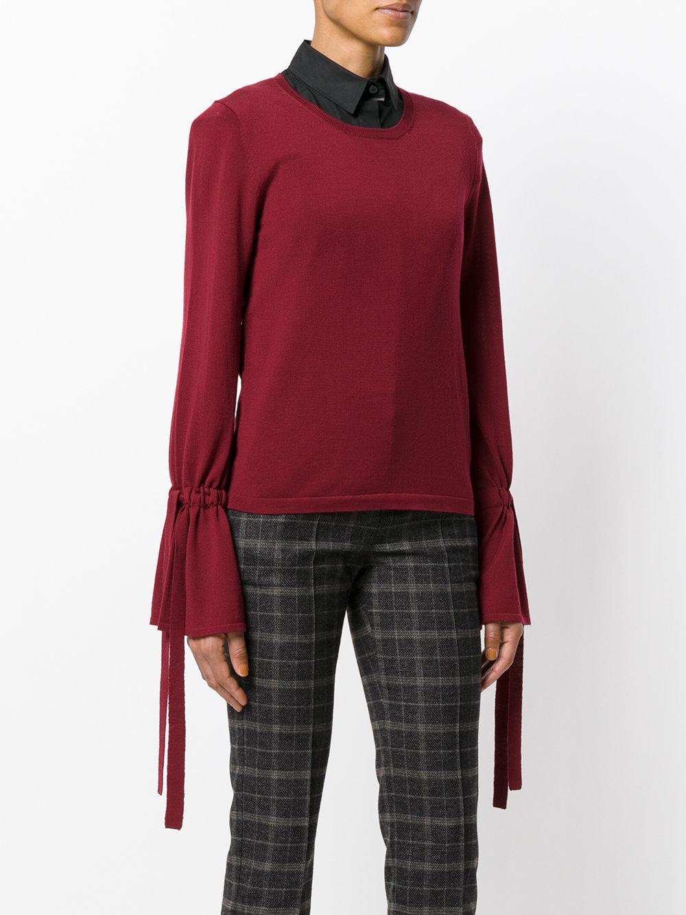 drawstring denim jumper