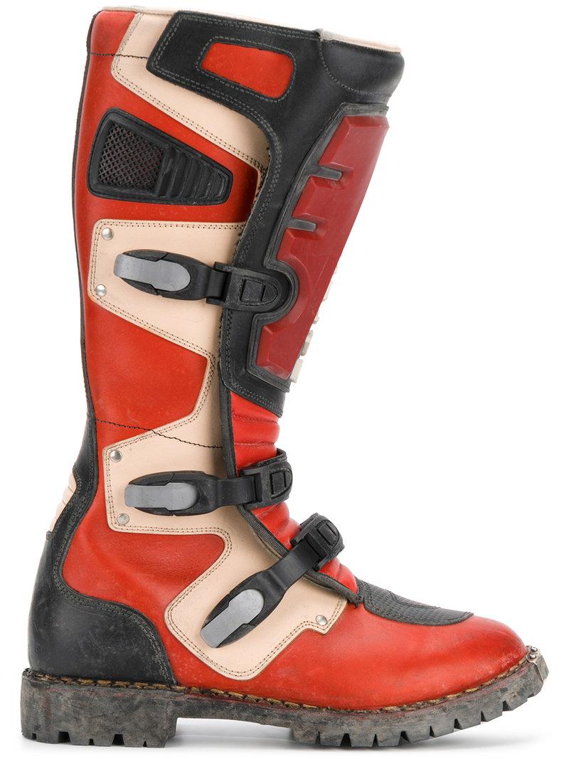 balenciaga red boots