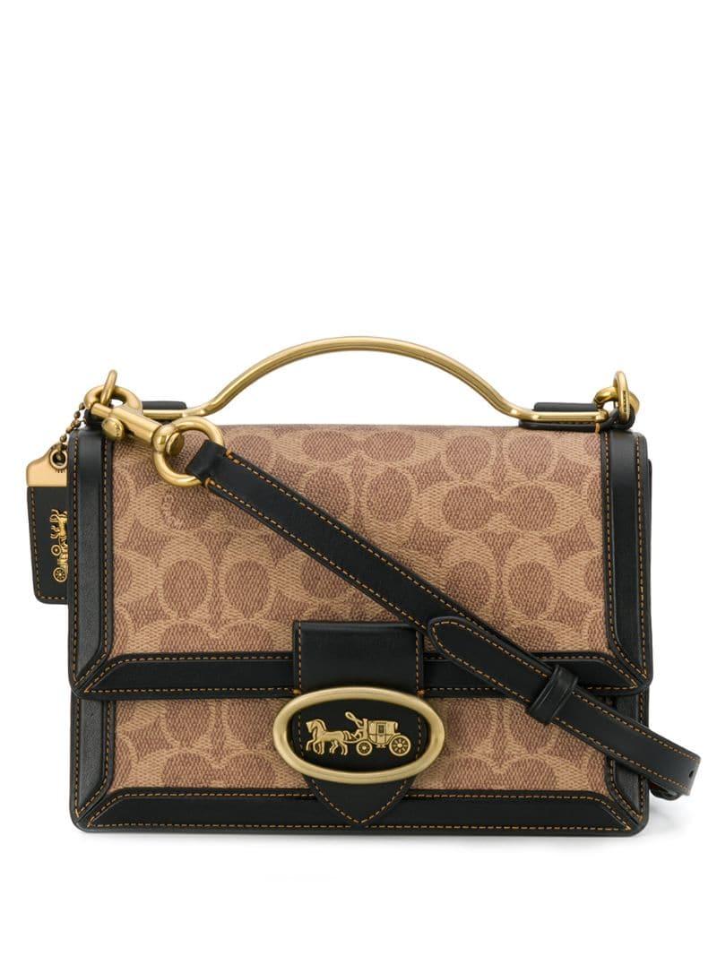 COACH Riley Top Handle 22 Bag in Brown Lyst