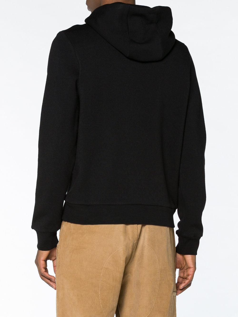 Lyst - Fendi Embroidered Logo Hoodie in Black for Men