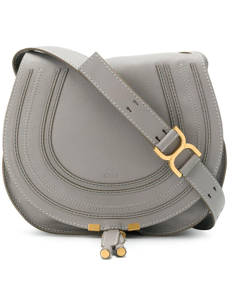 Chloé Marcie Shoulder Bag in Gray - Save 7% - Lyst