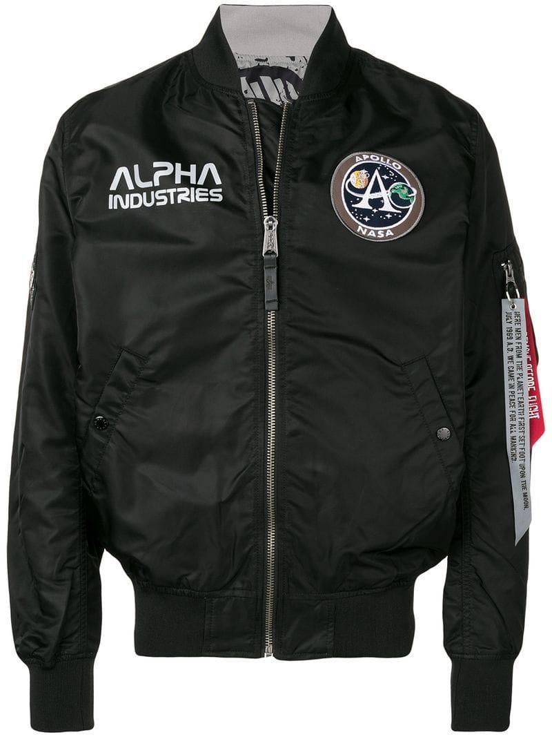 alpha industries patch jacket