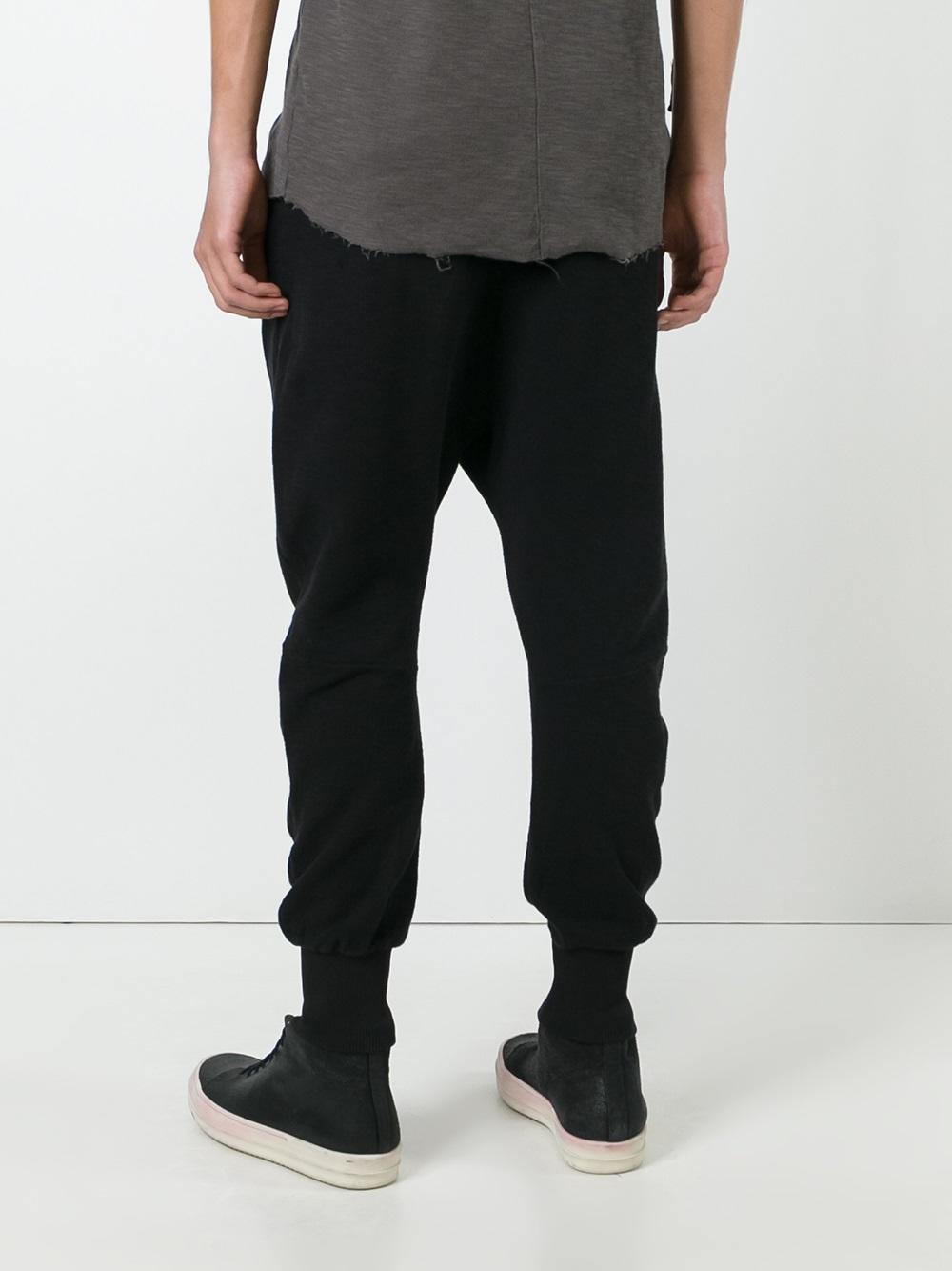 drop crotch sweatpants mens