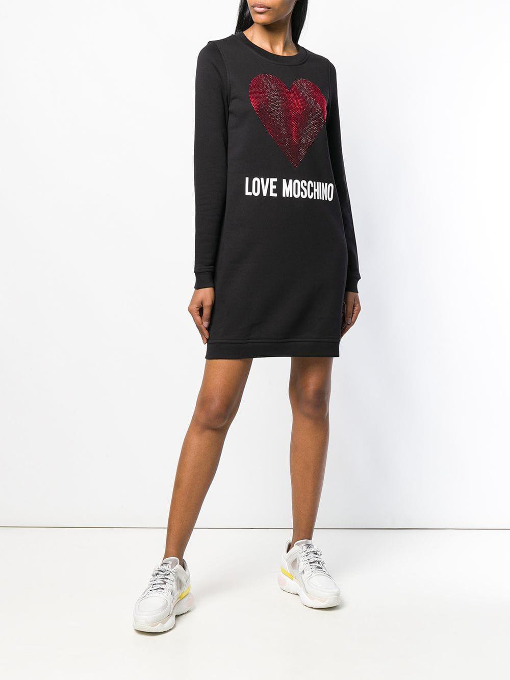 Rhinestone Heart Dress