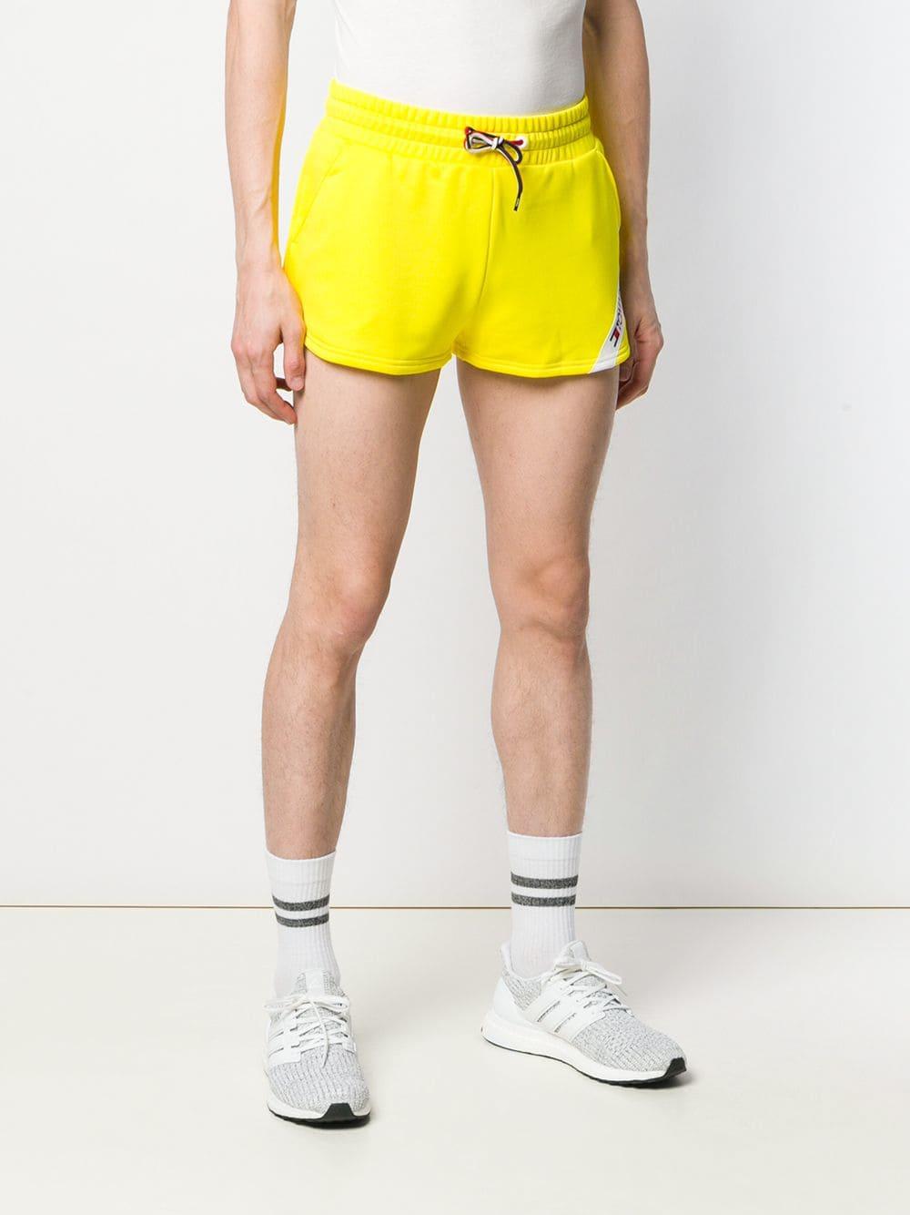 Tommy Hilfiger Classic Gym Shorts in Yellow for Men Lyst