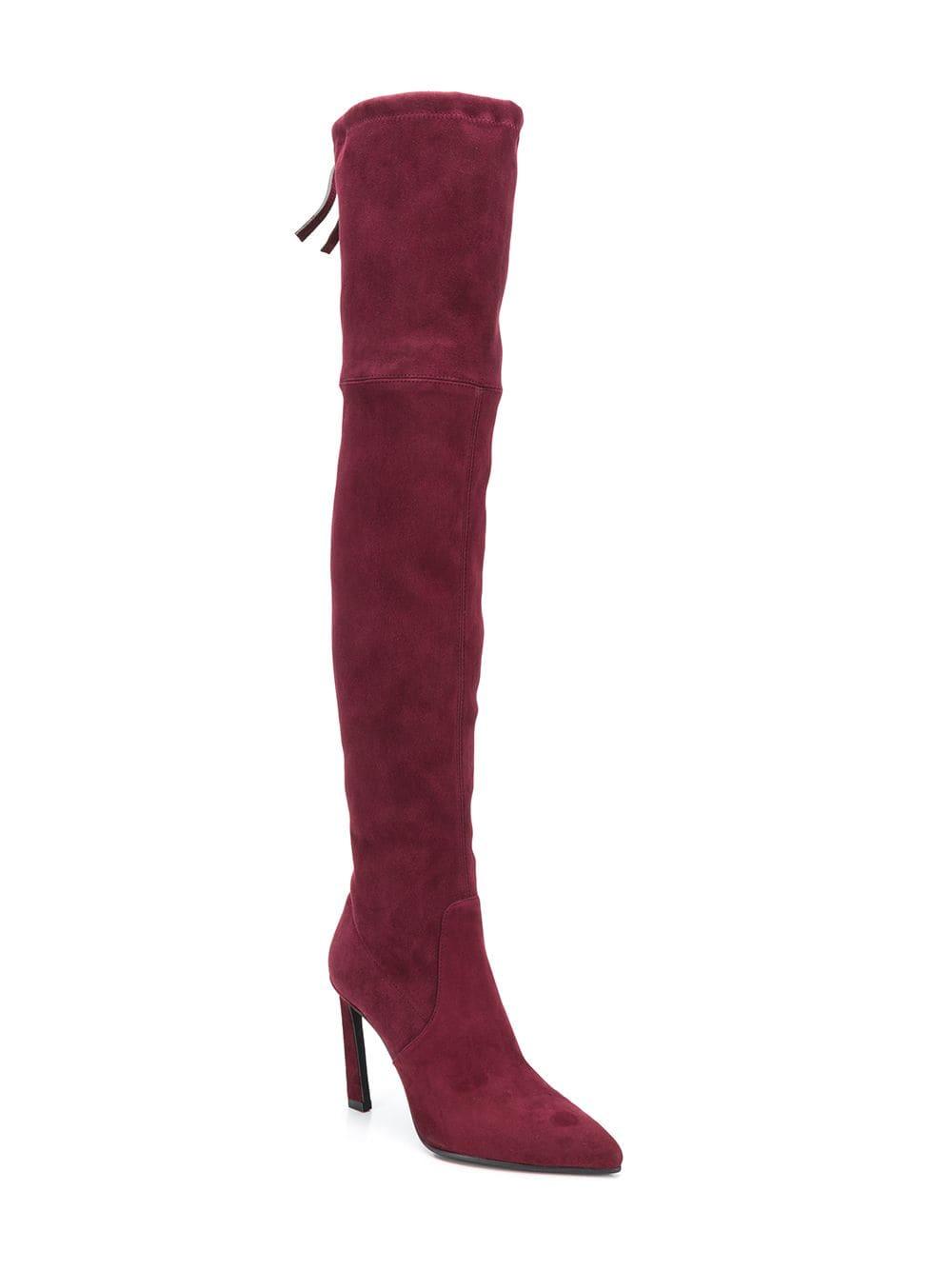 stuart weitzman over the knee heel boots