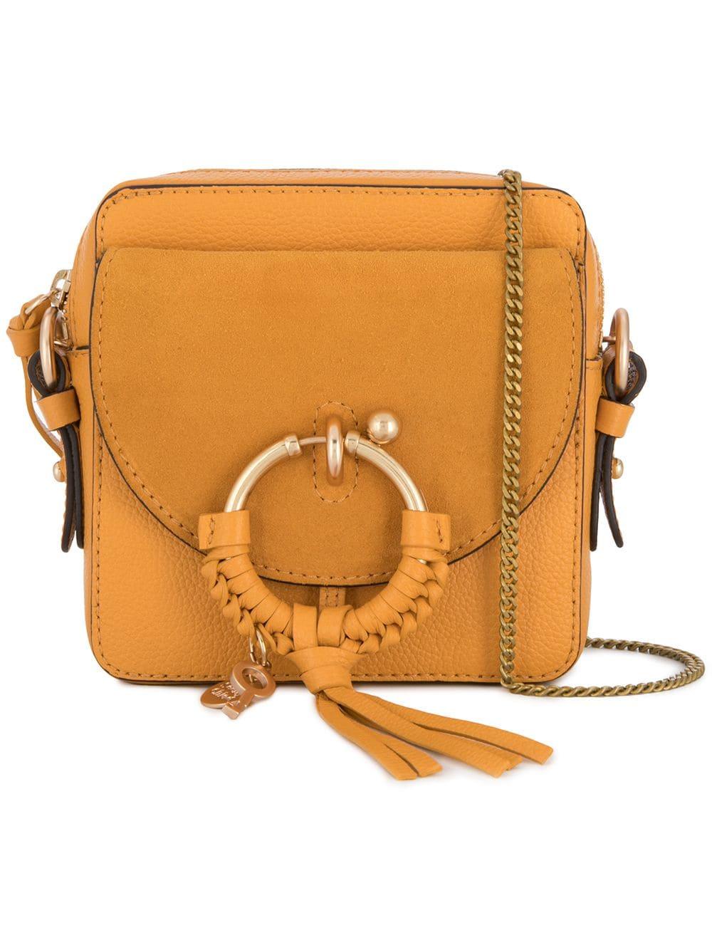 See By Chloé Suede Joan Camera Bag in Yellow - Save 39% - Lyst