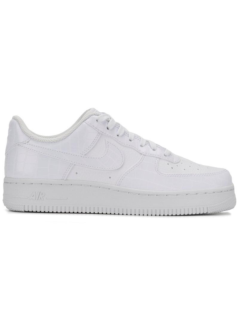 lyst nike air force 1 scarpe bianche lyst nike air force 1 scarpe bianche