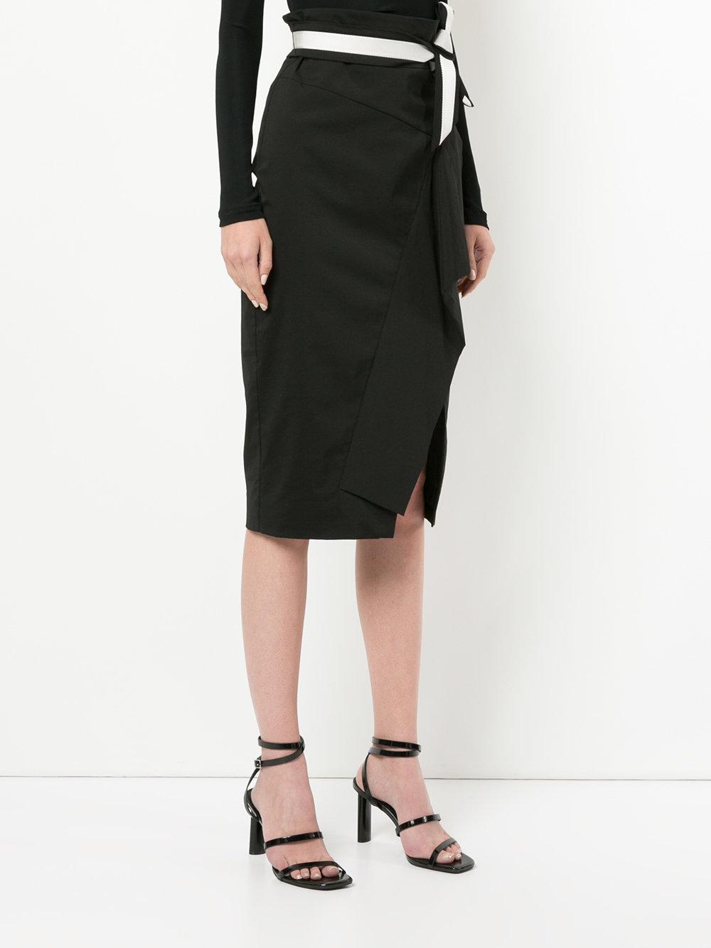 Lyst - Manning Cartell Belted Pencil Skirt in Black