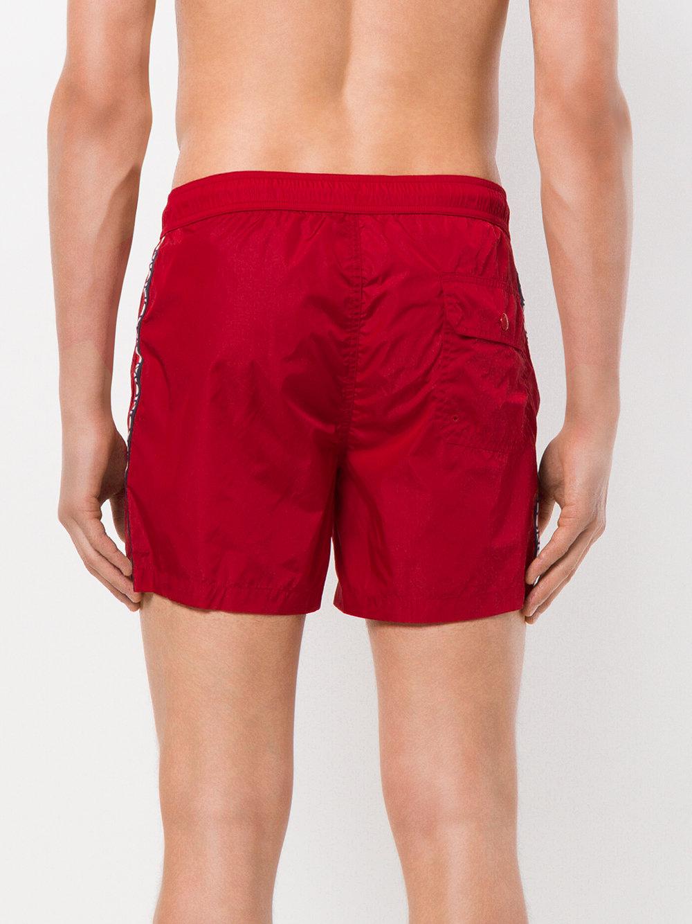 mens red moncler swim shorts mens red moncler swim shorts