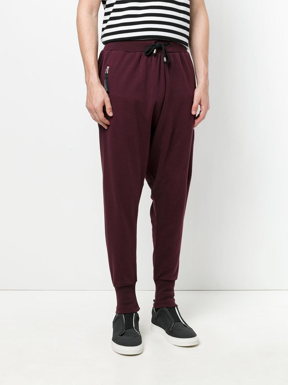 Lyst - Unconditional Drop Crotch Jersey Trousers in Purple for Men