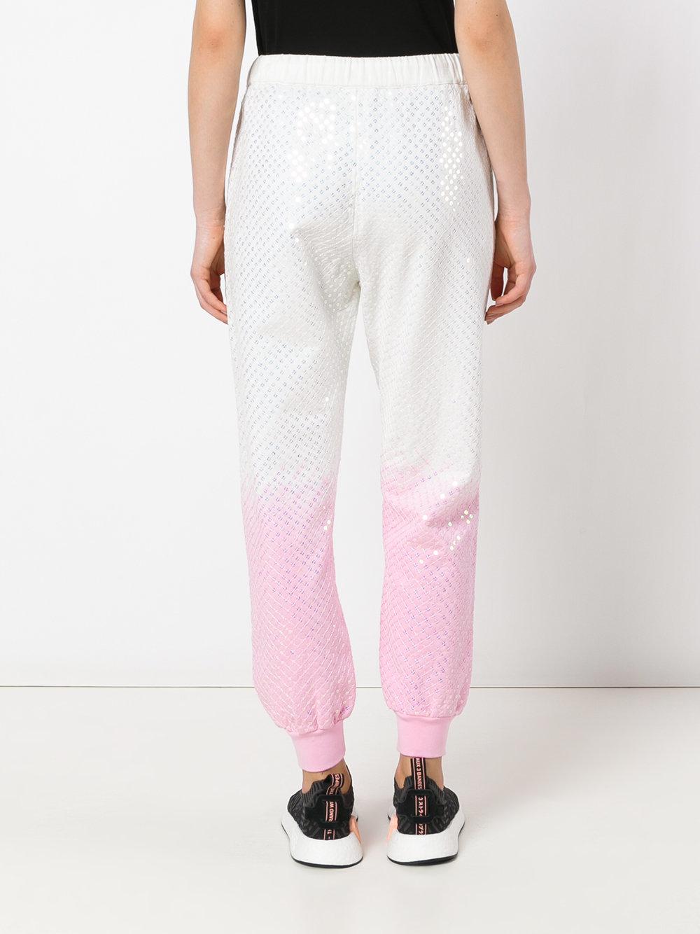 white sequin pants outfit