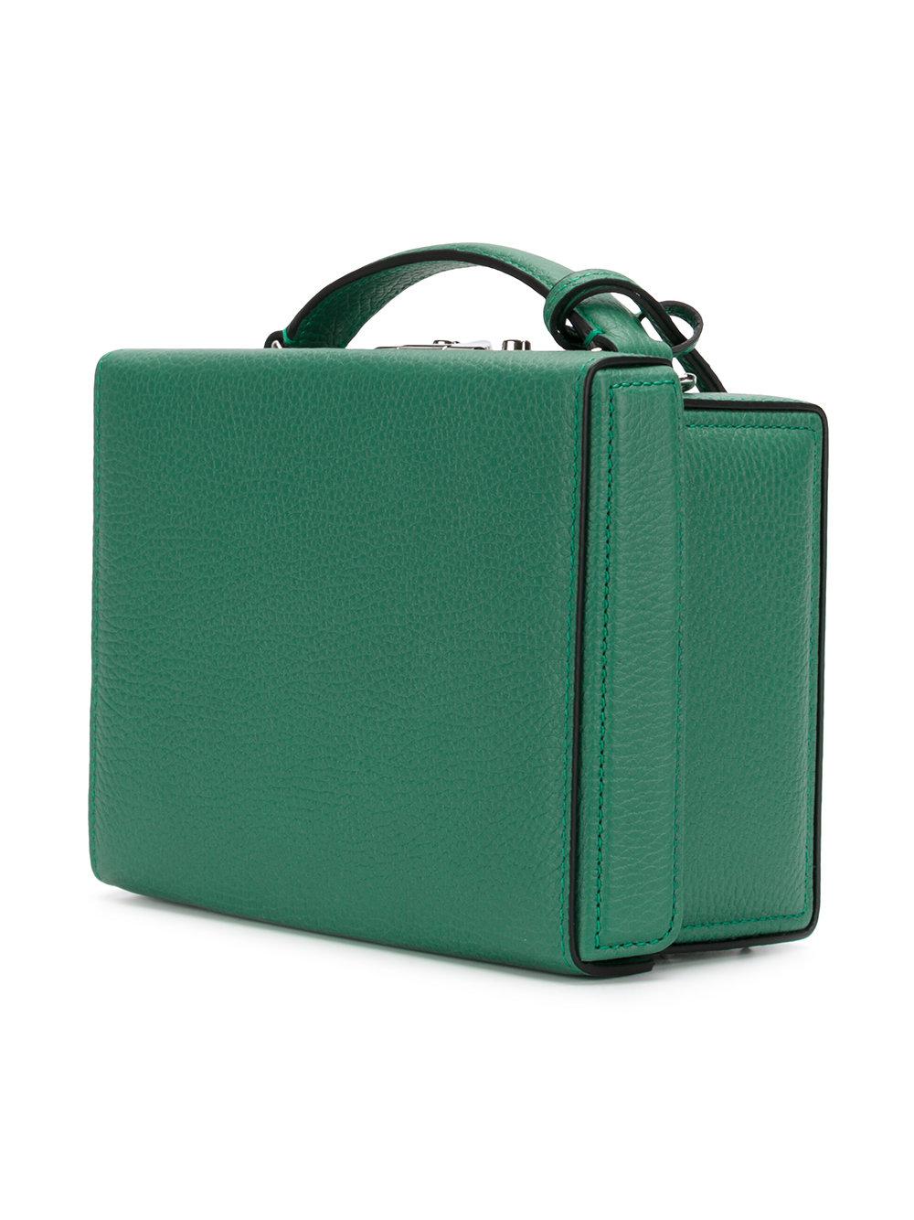 Lyst - Mark Cross Mini Briefcase Bag in Green