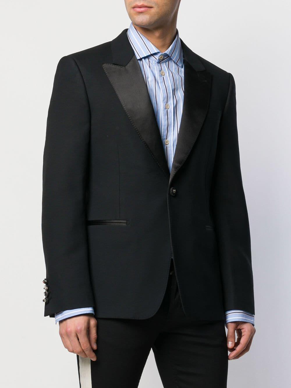 Alexander McQueen Tailored Blazer in Black for Men - Lyst
