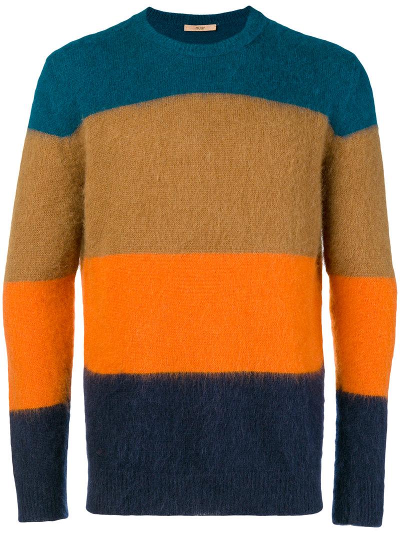 Men's Collina Knitted Jumper Blue Roberto Striped xZA1SqSw