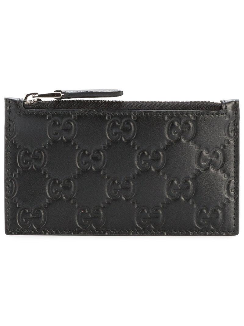 Gucci Ssima Coin Pouch in Black for Men - Lyst