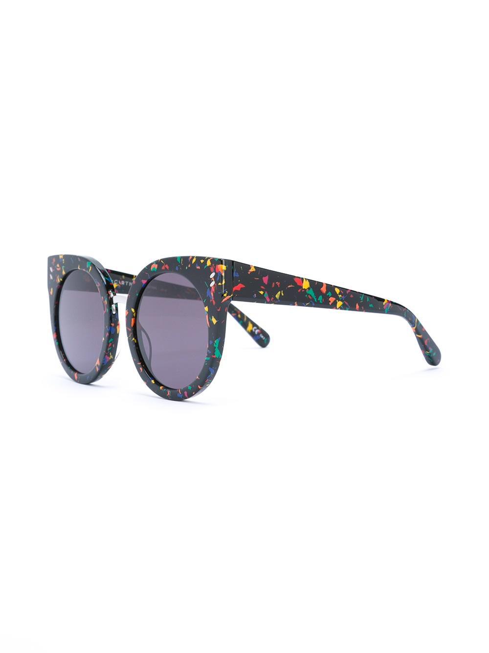 Lyst Stella Mccartney Paint Splatter Round Sunglasses Women