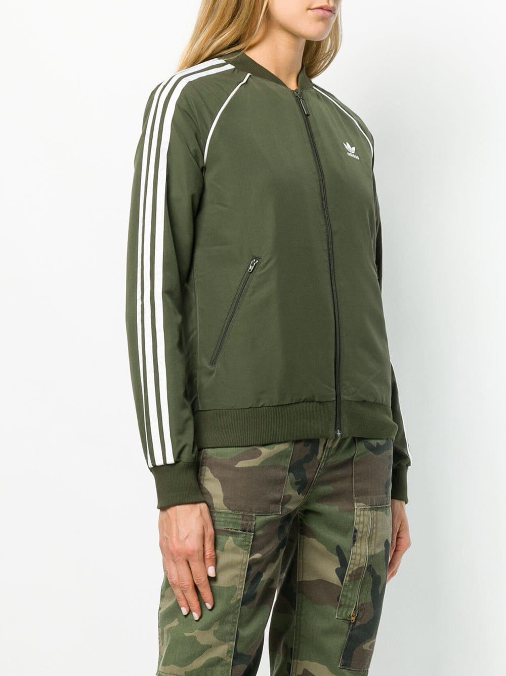 Lyst - Adidas Originals Sst Track Jacket in Green