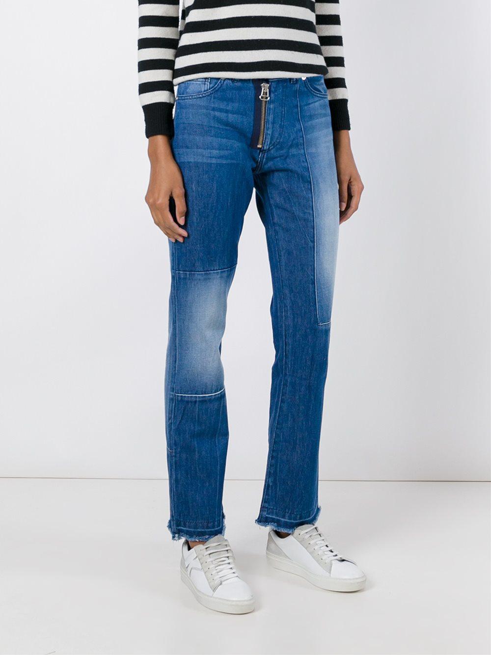 Lyst - Each x Other Patchwork Straight-leg Jeans in Blue