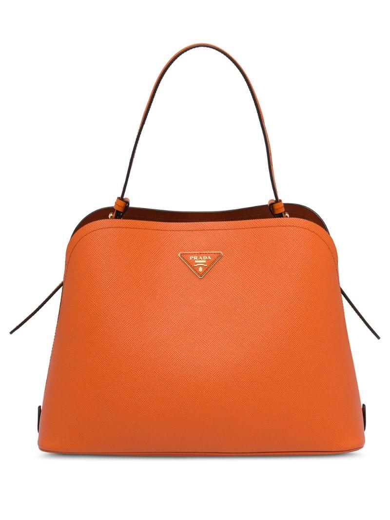 orange mini prada bag