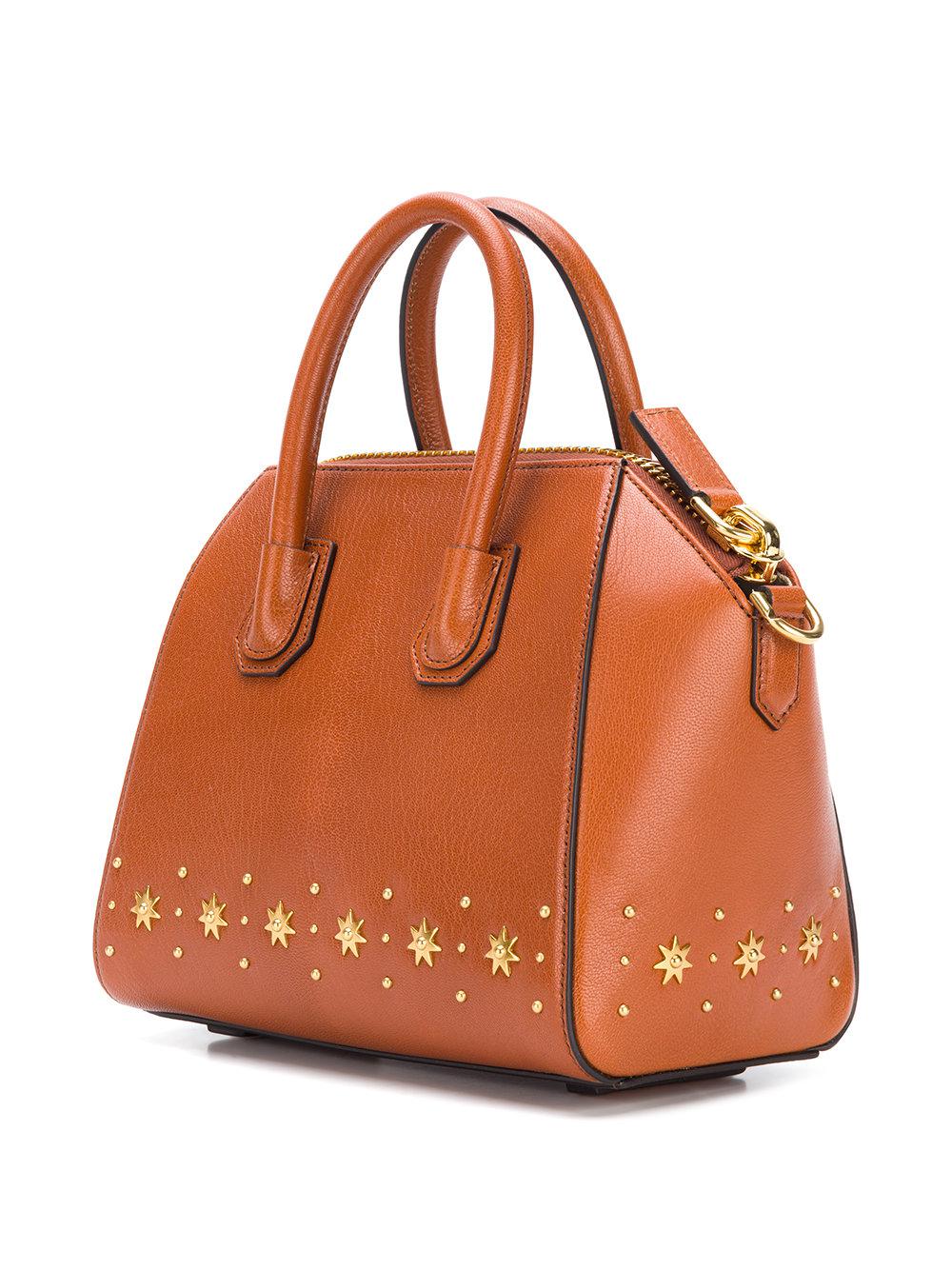 Givenchy Mini Antigona Bag in Brown - Lyst